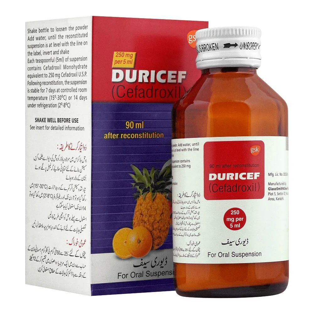 DURICEF 250MG SYP