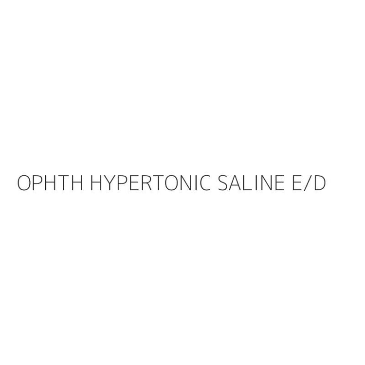 OPHTH HYPERTONIC SALINE E/D