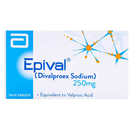 EPIVAL 250MG TAB