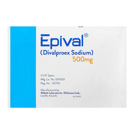 EPIVAL 500MG TAB