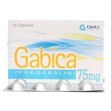 GABICA 75MG CAP 28S