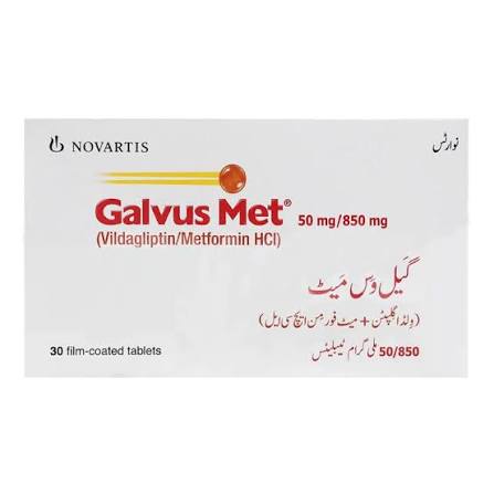 GALVUS MET 50/850MG TAB