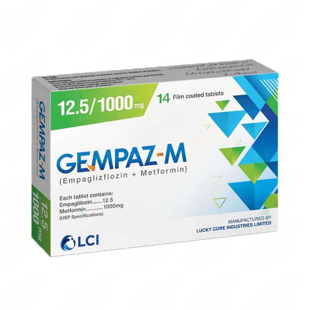 GEMPAZ M 12.5/1000MG TAB