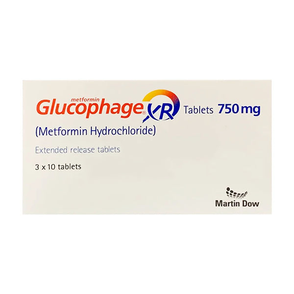 GLUCOPHAGE XR 750MG TAB