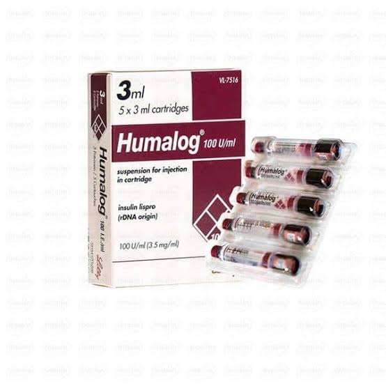 HUMALOG CARTIGE INJ (NP)
