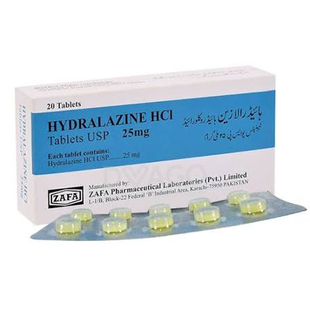 HYDRALAZINE HCL 25MG TAB