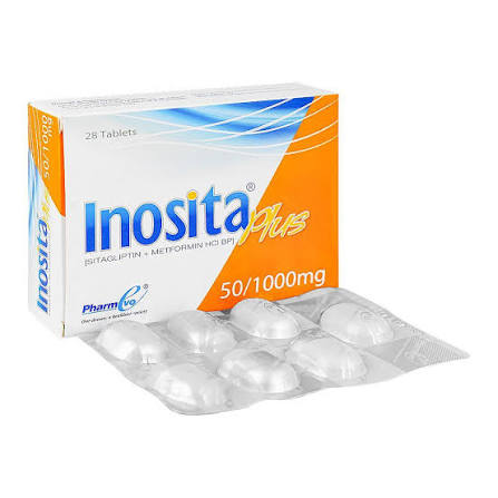 INOSITA PLUS 50/1000MG TAB 28S