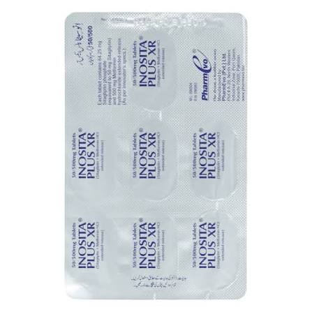 INOSITA PLUS XR 50/500MG TAB
