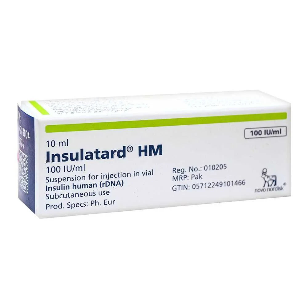 INSULATARD VIAL 10ML INJ