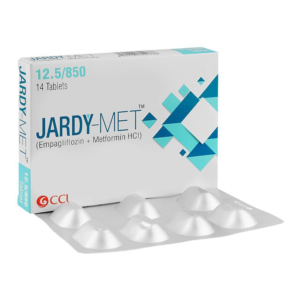 JARDY MET 12.5/850MG TAB