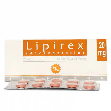 LIPIREX 20MG TAB 20S