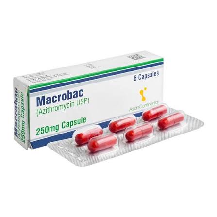 MACROBAC 250MG CAP