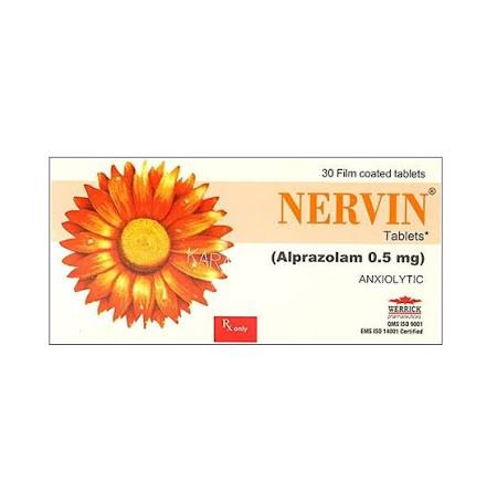 NERVIN 0.5MG TAB