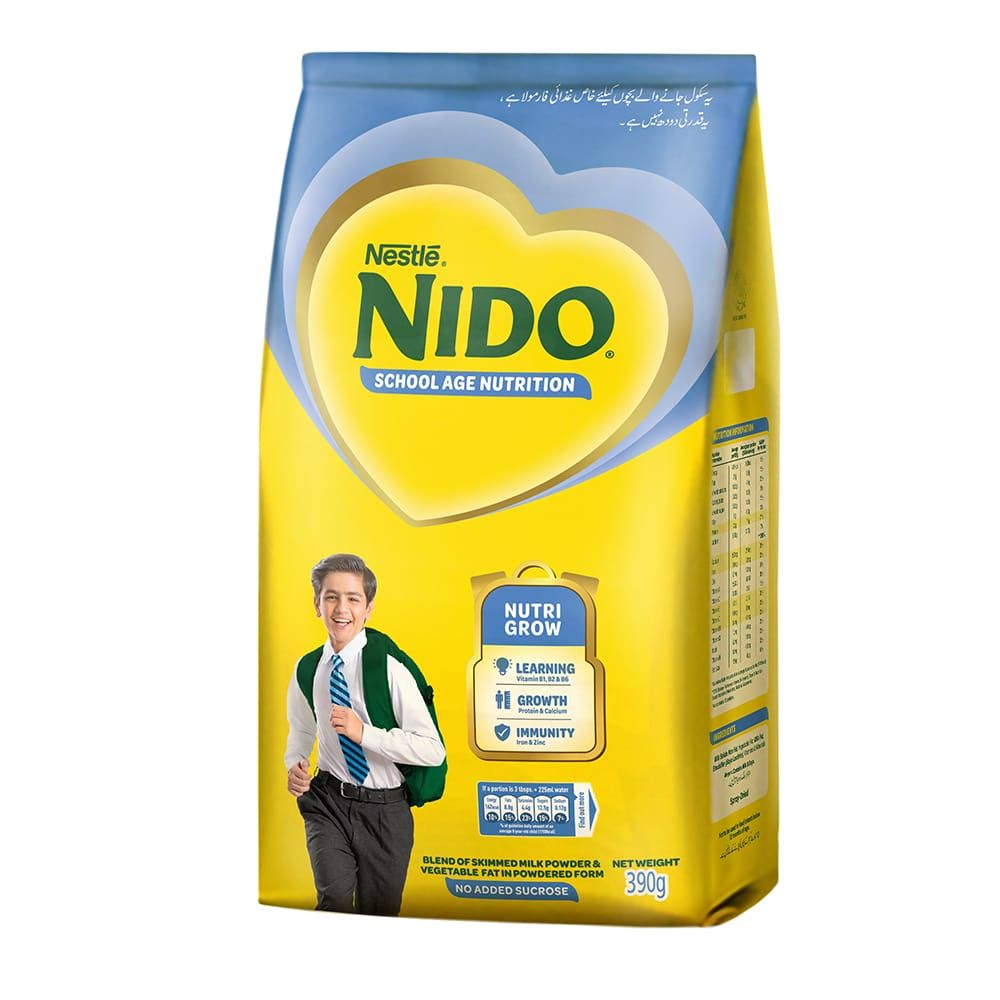NIDO POUCH FORTIGROW 390GM