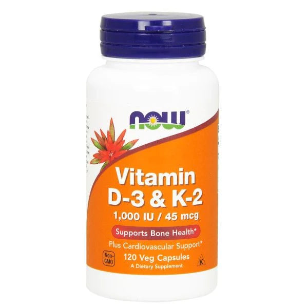 NOW VITAMIN D3 K2-120 CT 120S