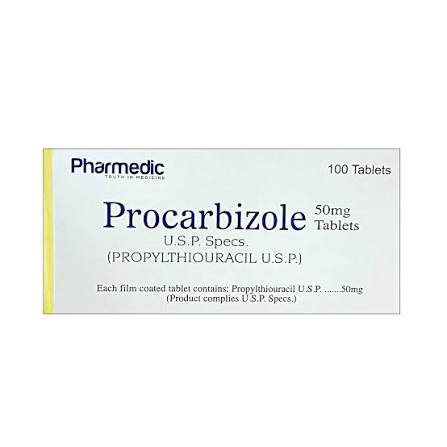 PROCARBIZOLE 50MG TAB