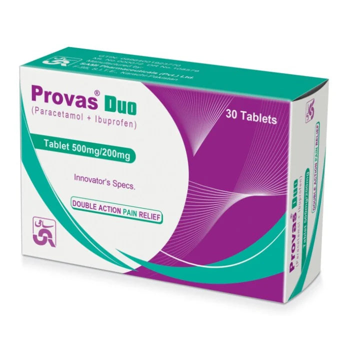 PROVAS DUO 500/200MG TAB