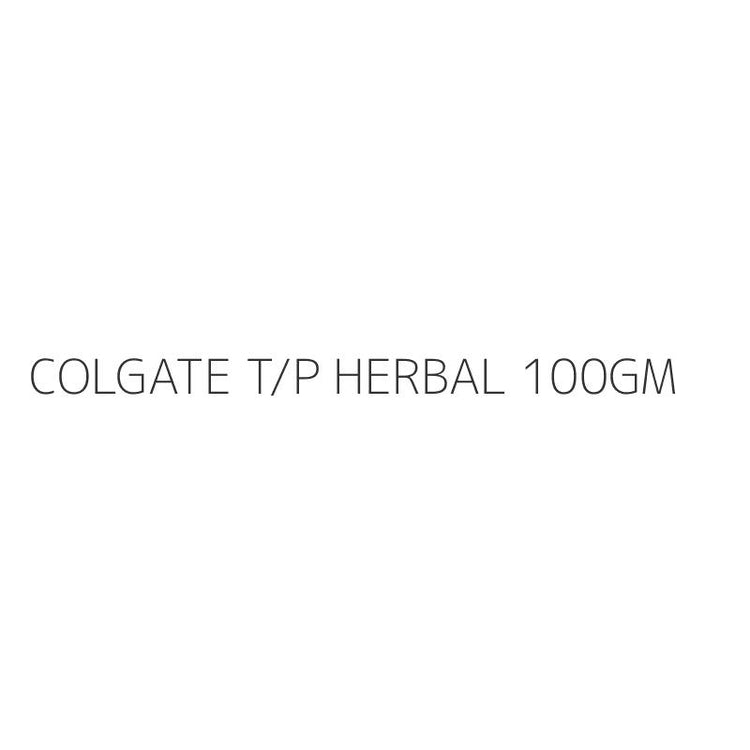 COLGATE T/P HERBAL 100GM