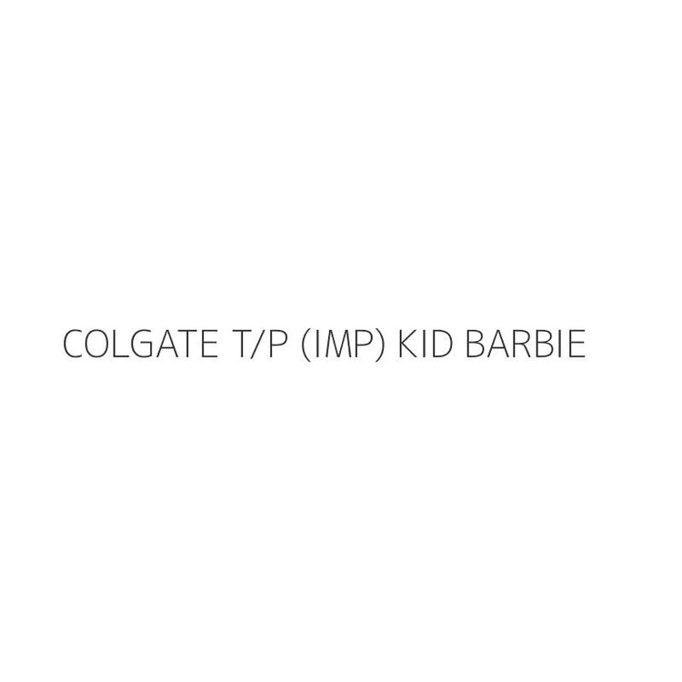 COLGATE T/P (IMP) KID BARBIE