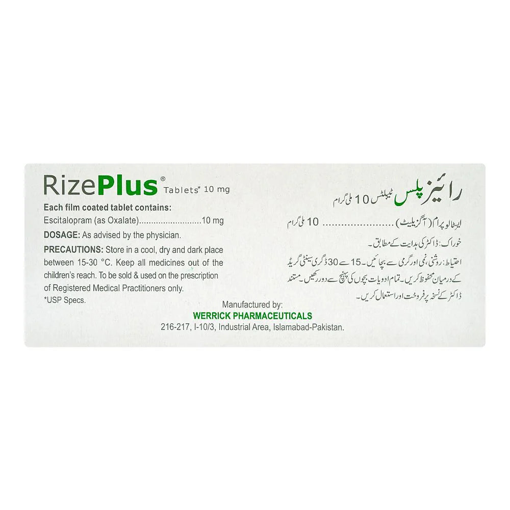 RIZE PLUS 10MG TAB