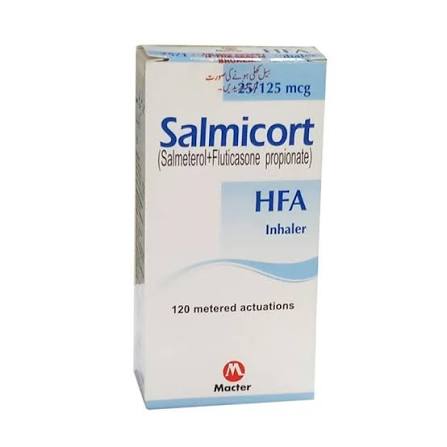 SALMICORT 125MCG INH