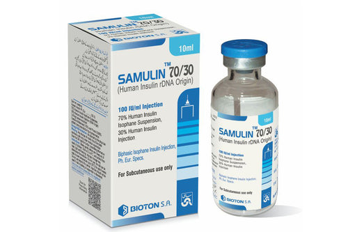 SAMULIN INSULIN 70/30 INJ