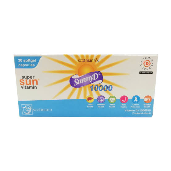 SUNNY D 10000IU CAP 30S