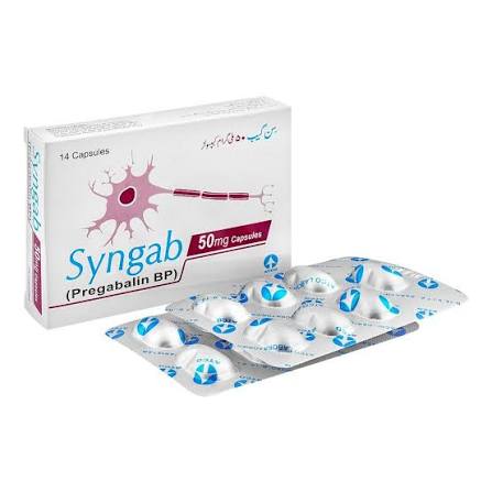 SYNGAB 50MG CAP