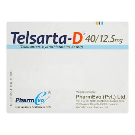 TELSARTA D 40/12.5MG TAB