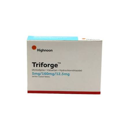 TRIFORGE 5/160/12.5MG TAB