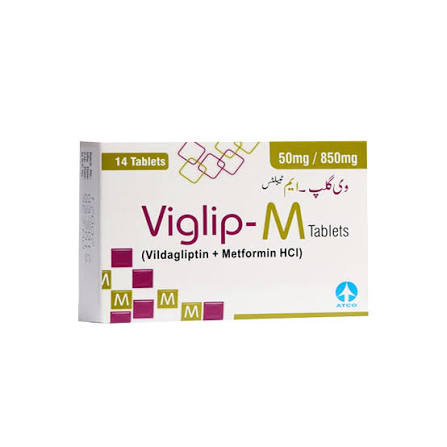 VIGLIP M 50/850MG TAB