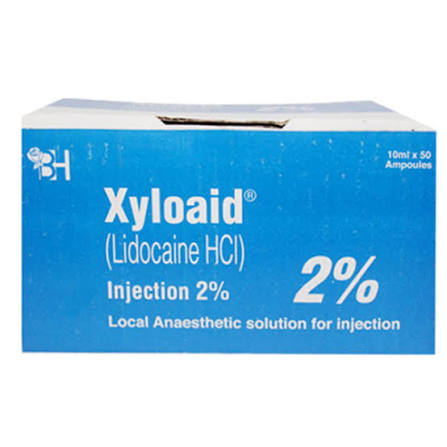 XYLOAID 2% 10ML INJ