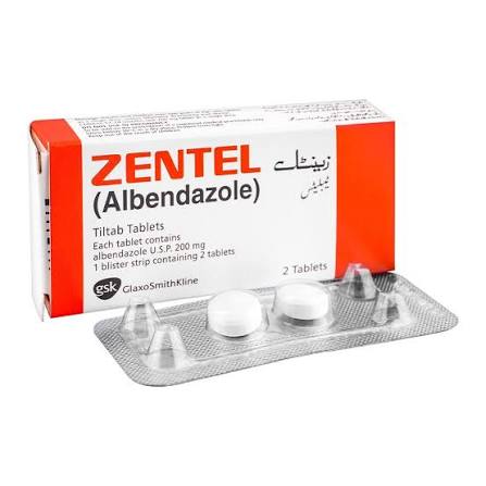 ZENTEL 200MG TAB