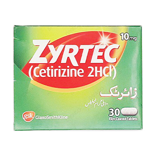 ZYRTEC TAB 30'S