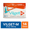VILGET M 50/1000MG TAB